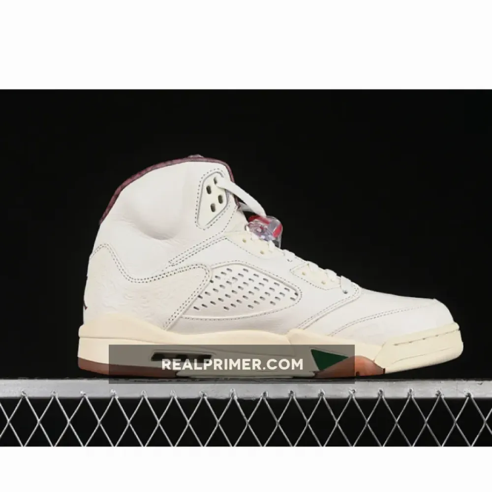 AIR JORDAN 5 EL GRITO SAIL/COCONUT MILK/PINE GREEN/DARK PONY HF8833-100
