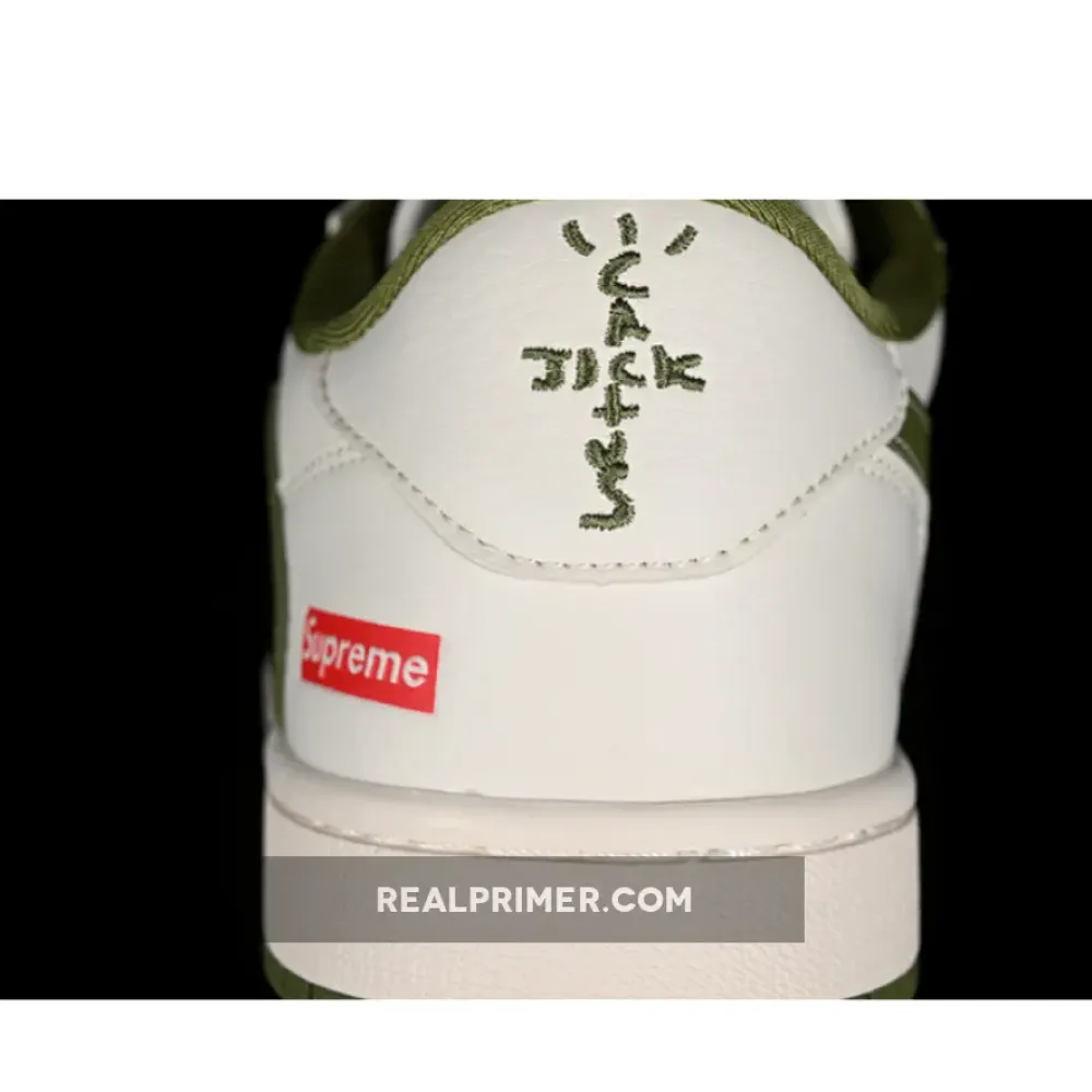 TRAVIS SCOTT X FRAGMENT DESIGN X AIR JORDAN 1 LOW OG SP OFF WHITE/GREEN 36-45