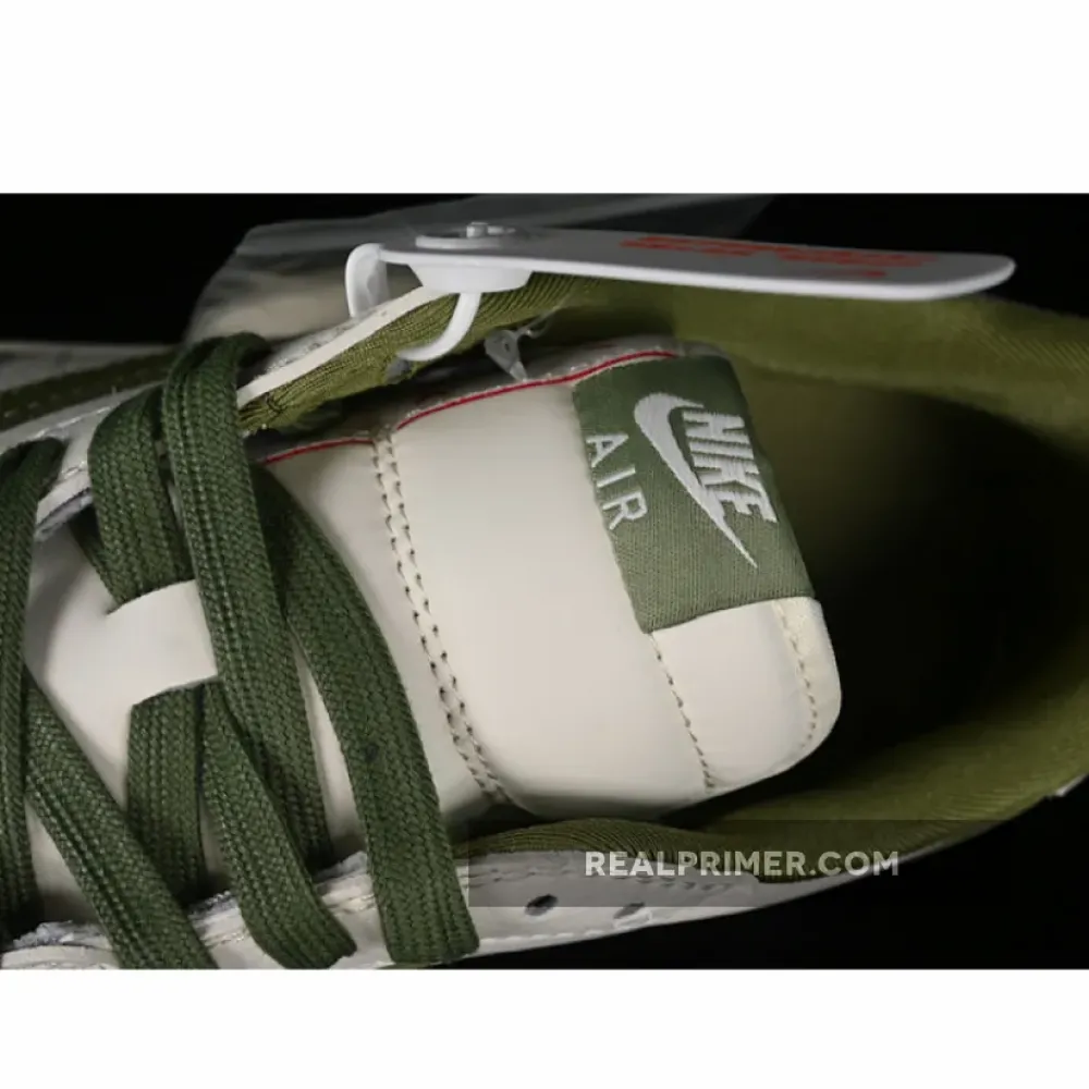 TRAVIS SCOTT X FRAGMENT DESIGN X AIR JORDAN 1 LOW OG SP OFF WHITE/GREEN 36-45