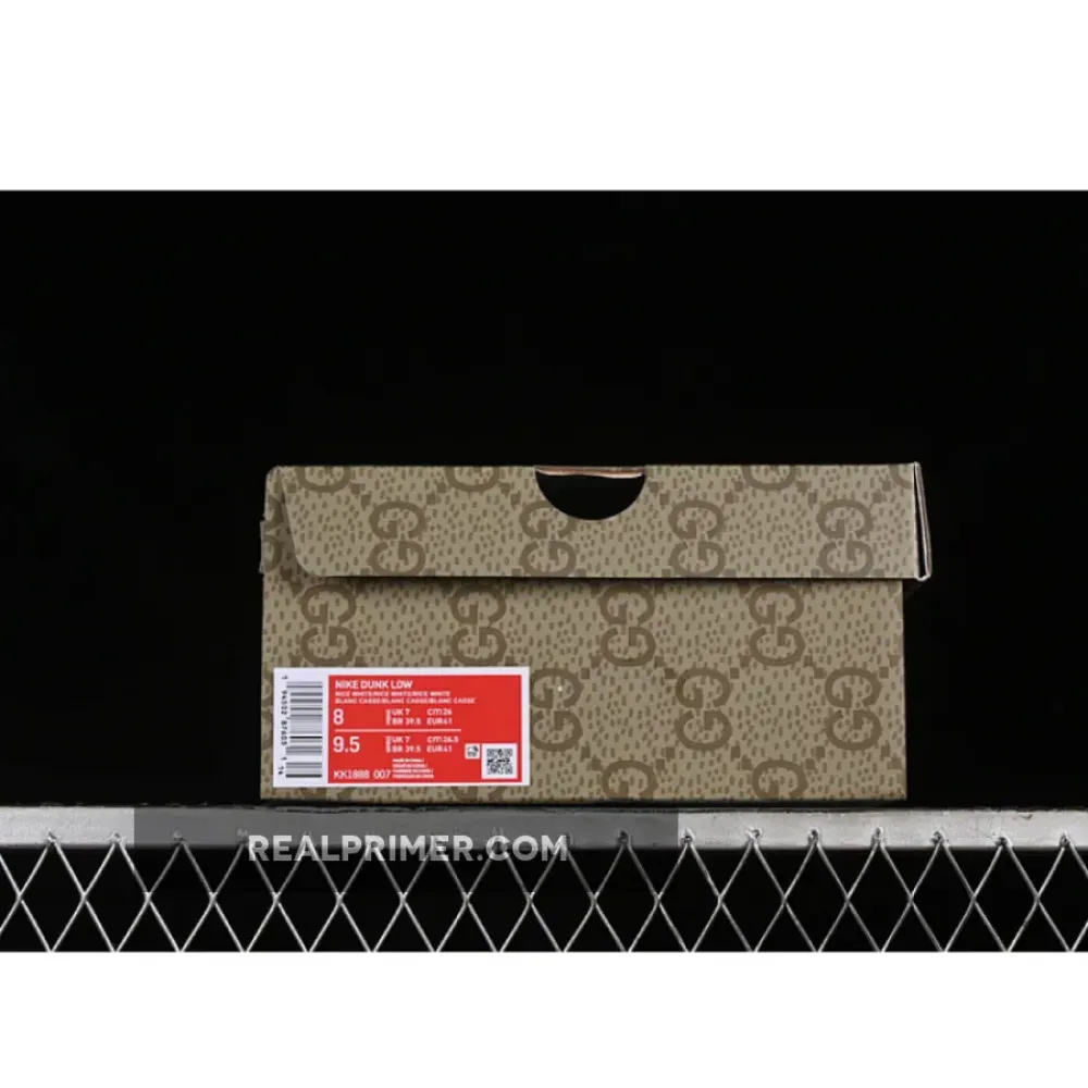 SB DUNK LOW GU*CCI OFF WHITE/GREEN KK1888-007