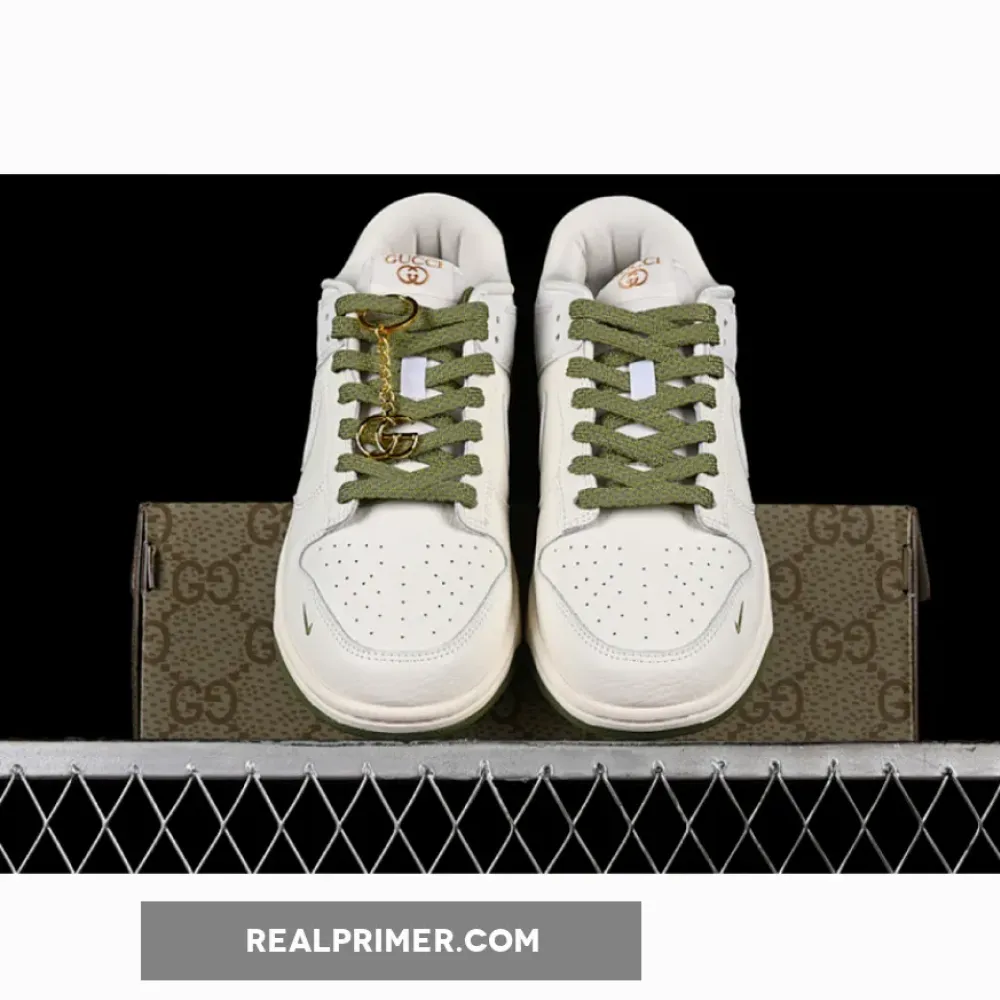 SB DUNK LOW GU*CCI OFF WHITE/GREEN KK1888-007