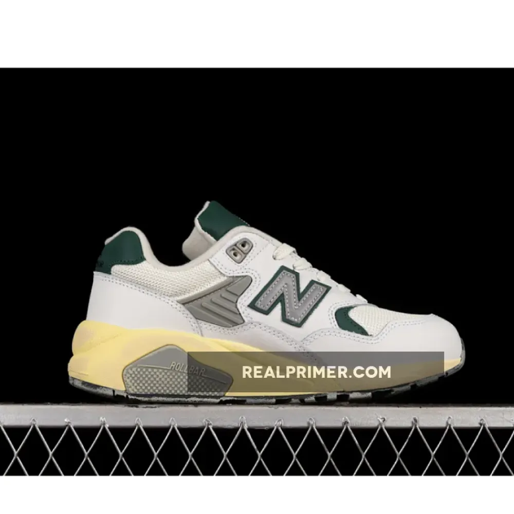 580 RUNNING SHOES WHITE/NIGHTWATCH GREEN/SEA SALT MT580RCA