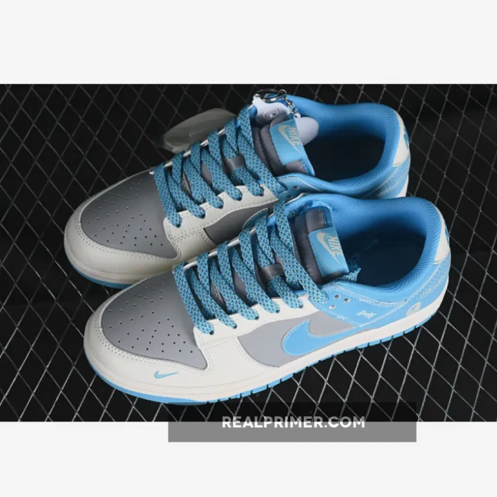 SB DUNK LOW BAPE WHITE/GREY/BLUE BB8969-002