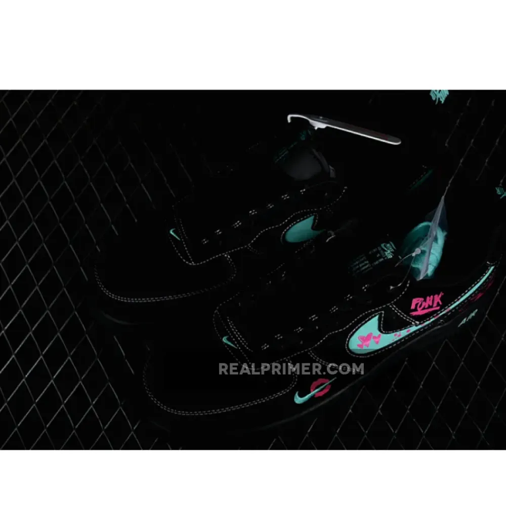 AIR FORCE 1 07 LOW FLAME RED LIPS BLACK/BLUE/PINK FB8971-005