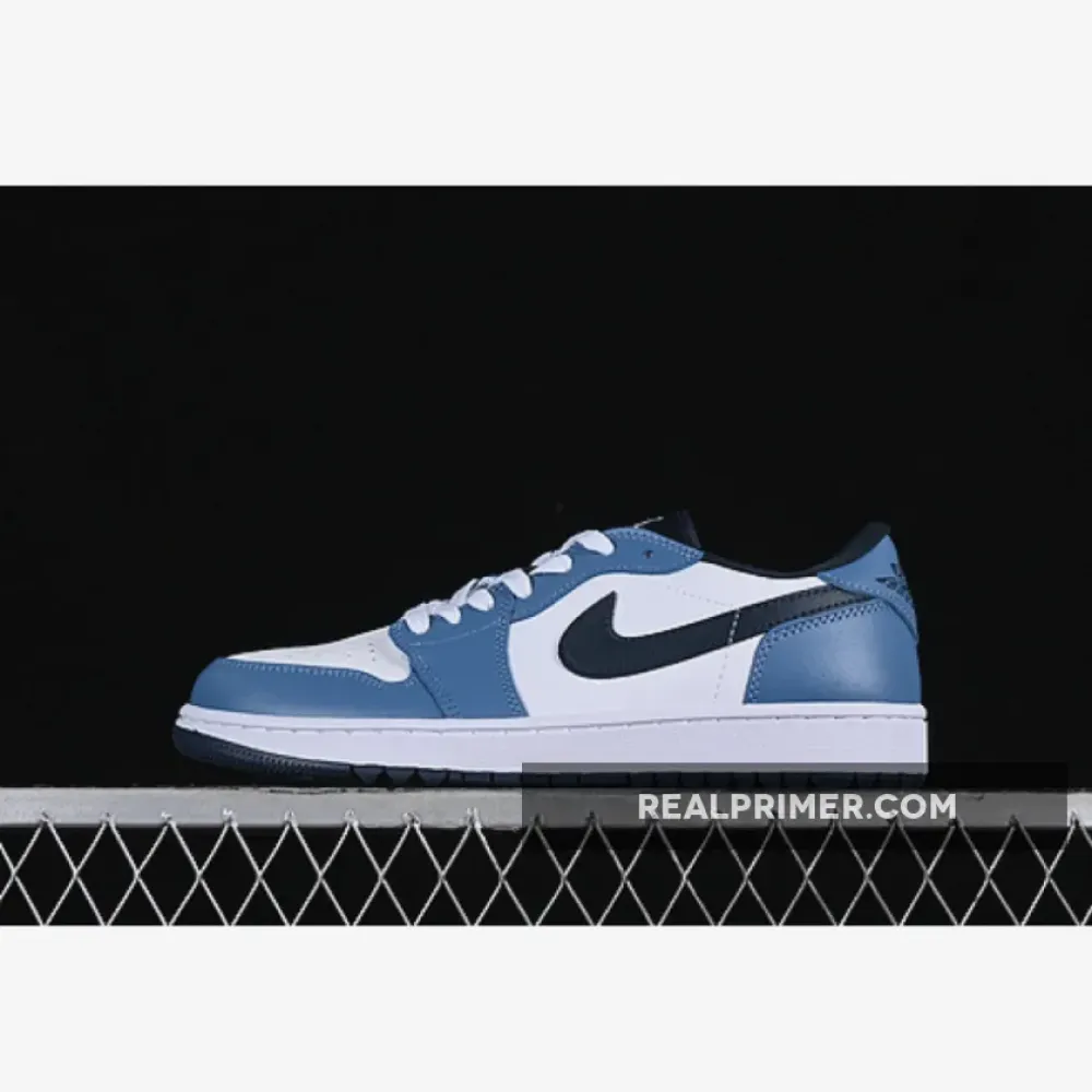 AIR JORDAN 1 LOW GOLF WHITE/ARMORY NAVY/AEGEAN STORM/WHITE DD9315-115