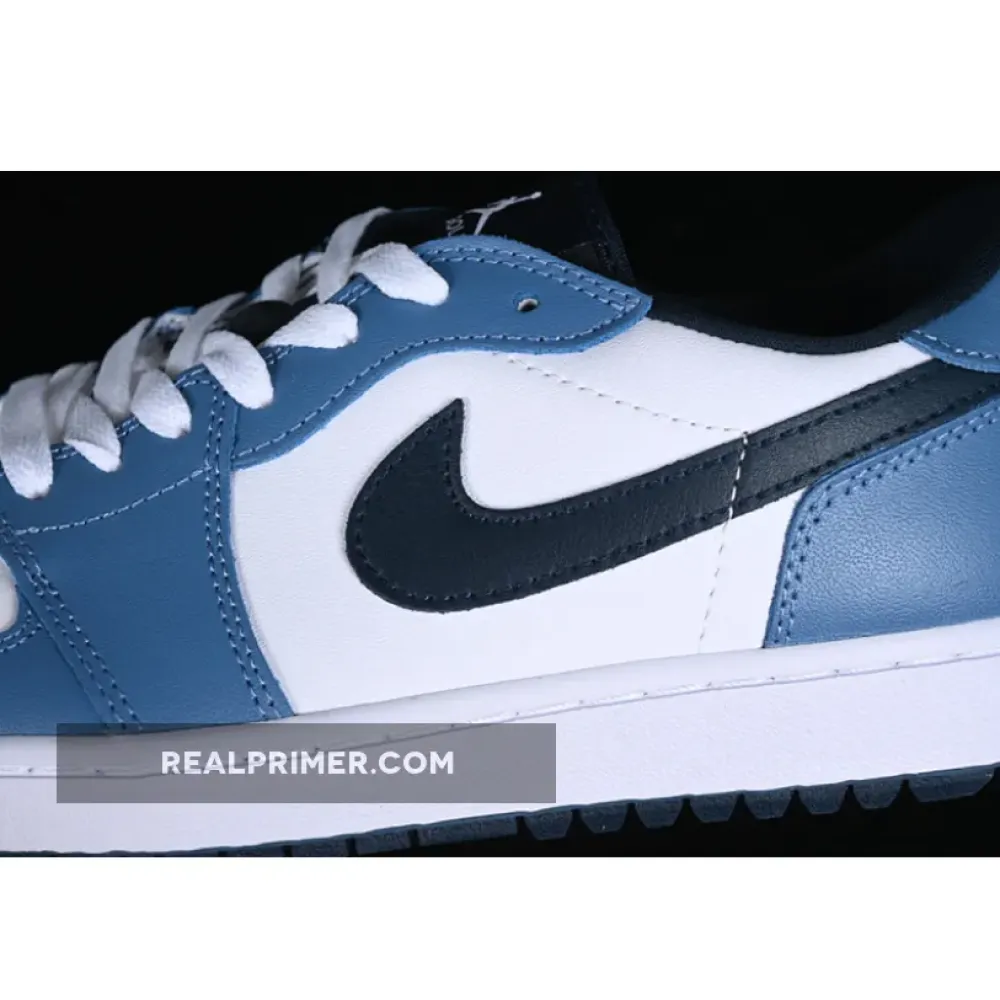 AIR JORDAN 1 LOW GOLF WHITE/ARMORY NAVY/AEGEAN STORM/WHITE DD9315-115