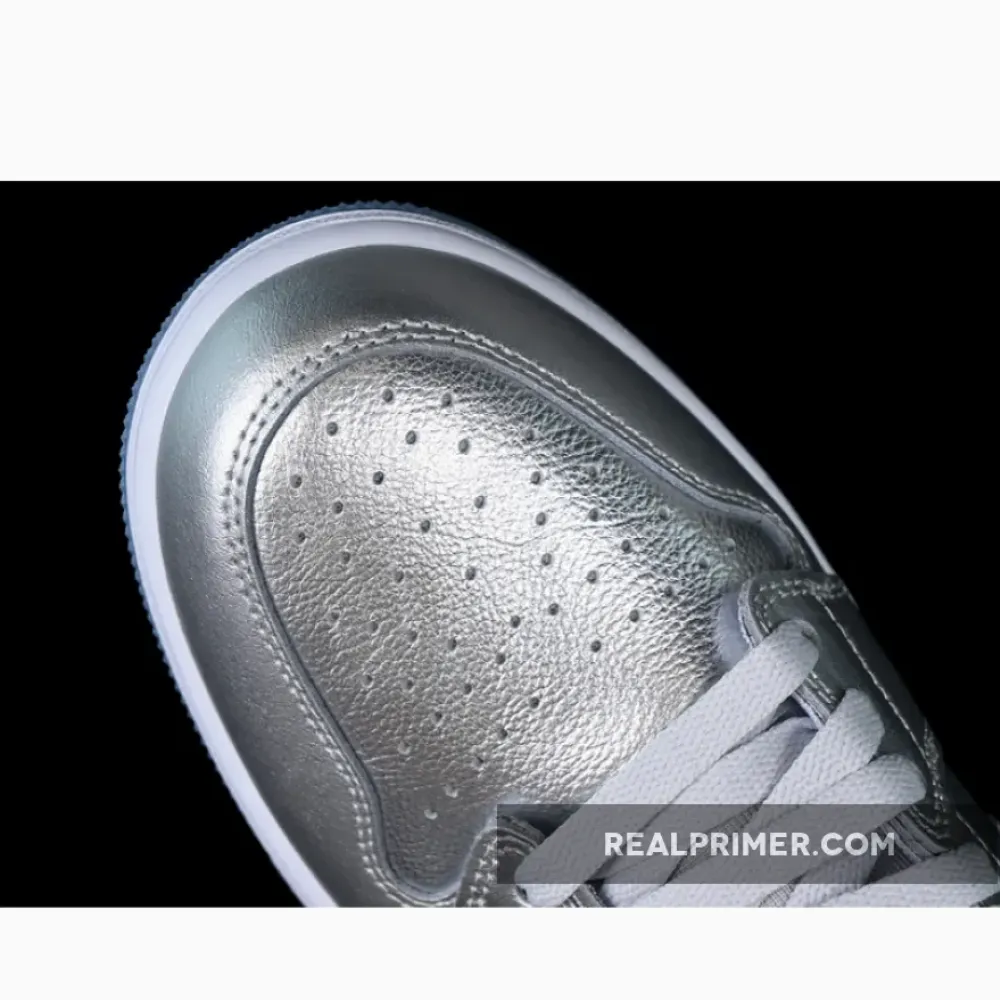 AIR JORDAN 1 LOW GOLF METALLIC SILVER/METALLIC SILVER/PHOTON DUST/WHITE FD6848-001