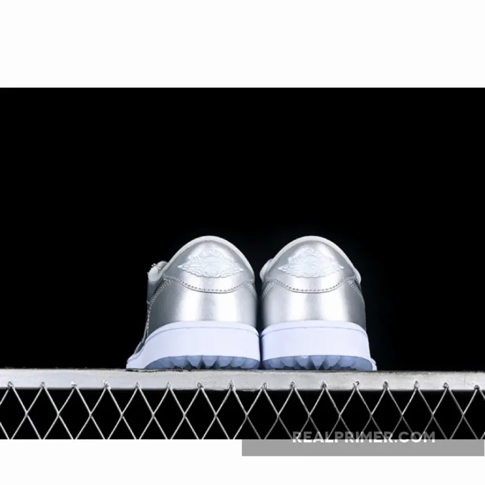 AIR JORDAN 1 LOW GOLF METALLIC SILVER/METALLIC SILVER/PHOTON DUST/WHITE FD6848-001