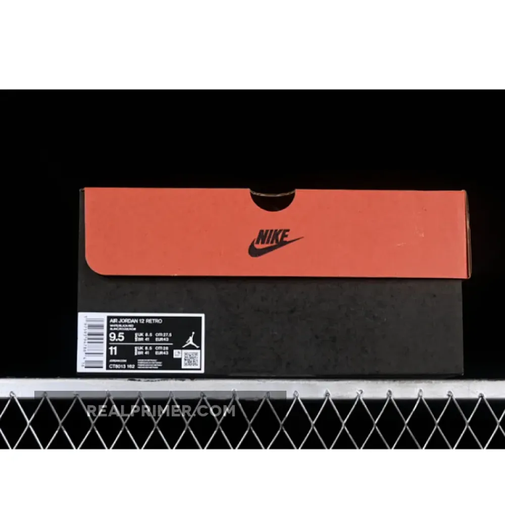 AIR JORDAN 12 RETRO RED TAXI WHITE/GYM RED/BLACK CT8013-162