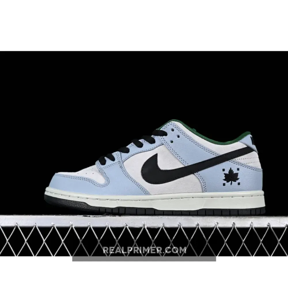 DUNK LOW PREMIUM SB MAPLE LEAF DOVE GREY/GORGE GREEN/BLACK 313170-021