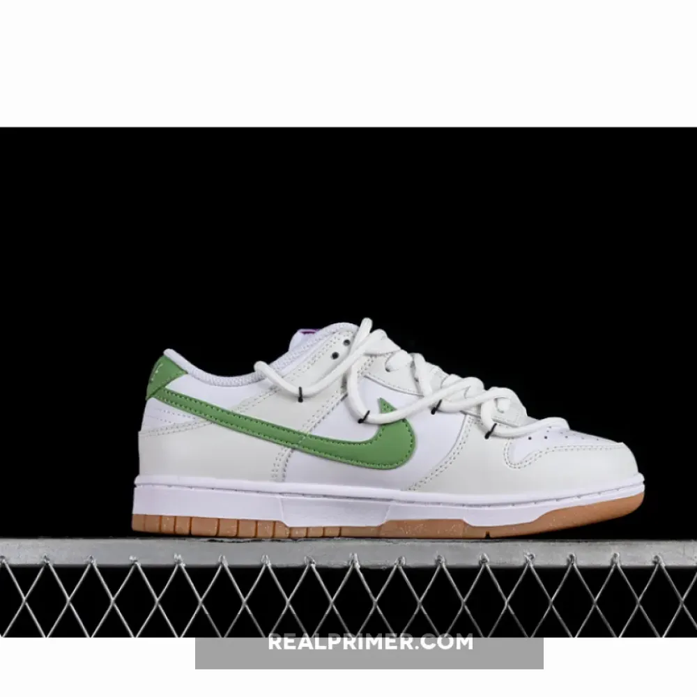 DUNK LOW SB WHITE/WHITE/STADIUM GREEN/FUCHSIA DREAM FD9922-151