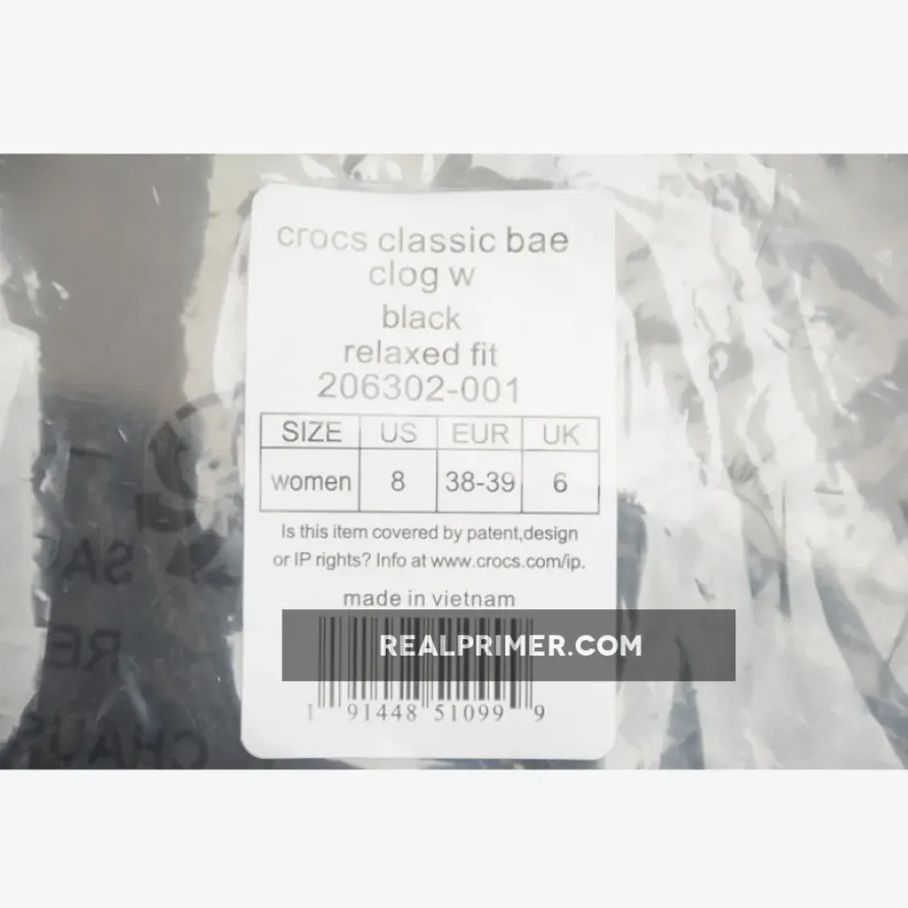 CROCS CLASSIC CLOG BLACK IAW1G5