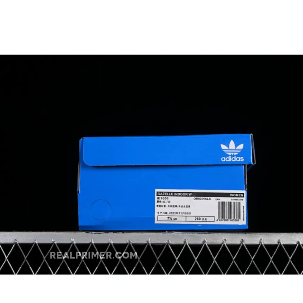 ORIGINALS GAZELLE INDOOR ACTIVE MAROON/OFF WHITE/GUM IE1051