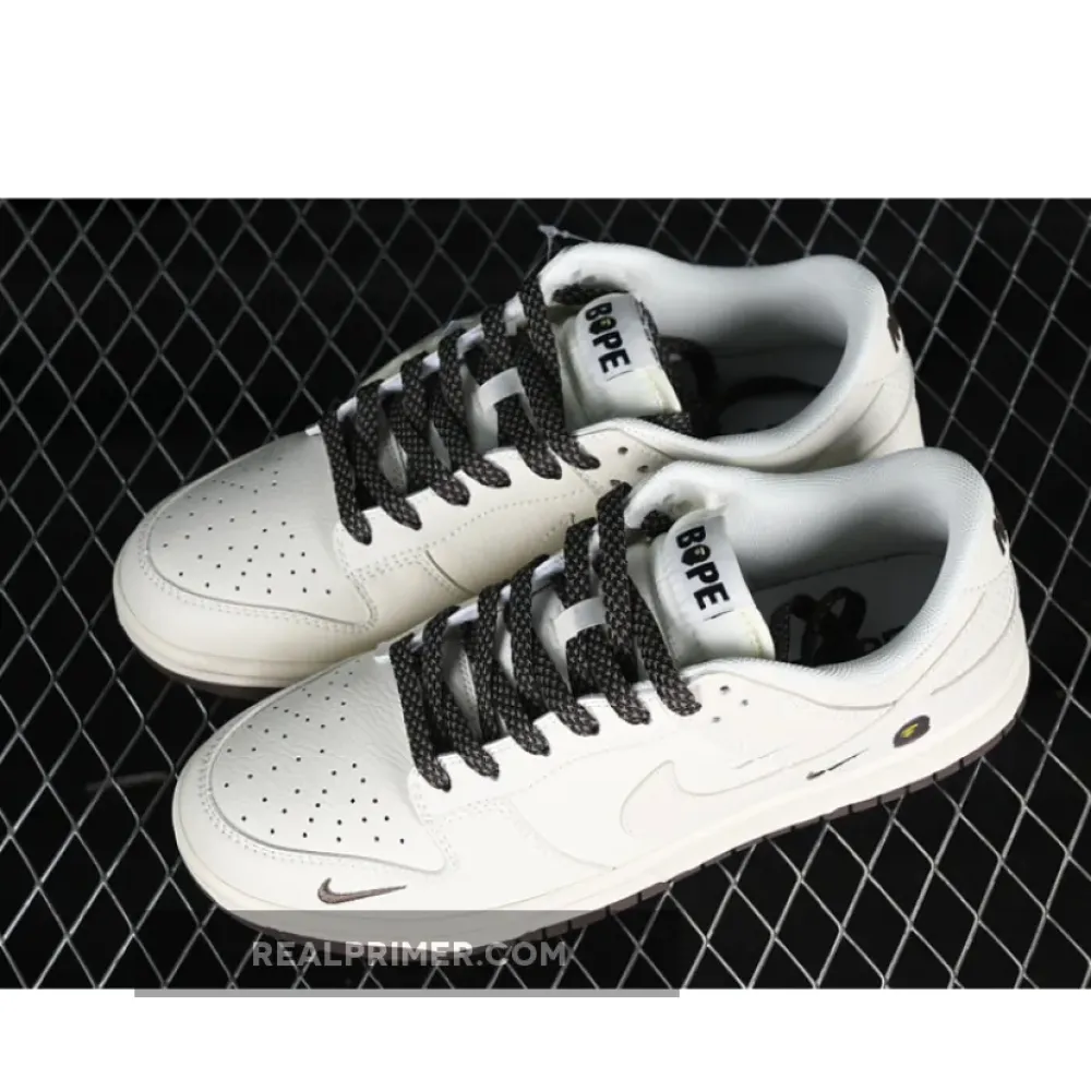DUNK LOW BAPE WHITE/BROWN XD6188-019