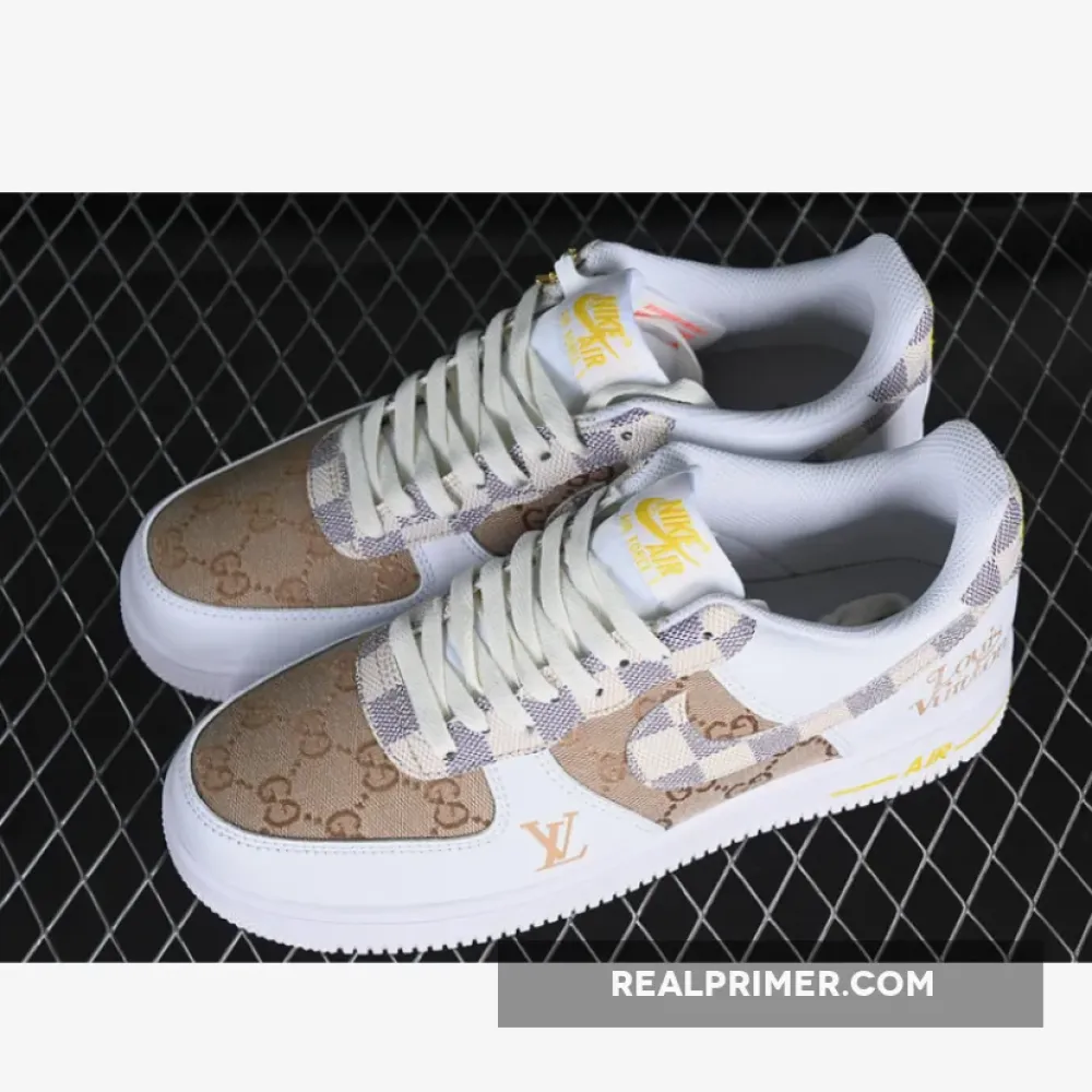 AIR FORCE 1 07 LOW WHITE/BROWN/GREY CW2288-111