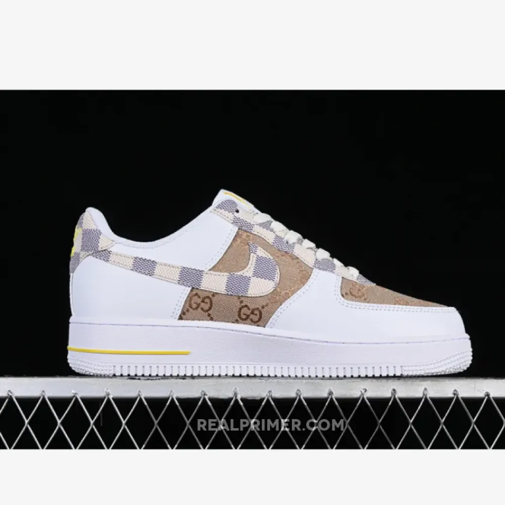 AIR FORCE 1 07 LOW WHITE/BROWN/GREY CW2288-111