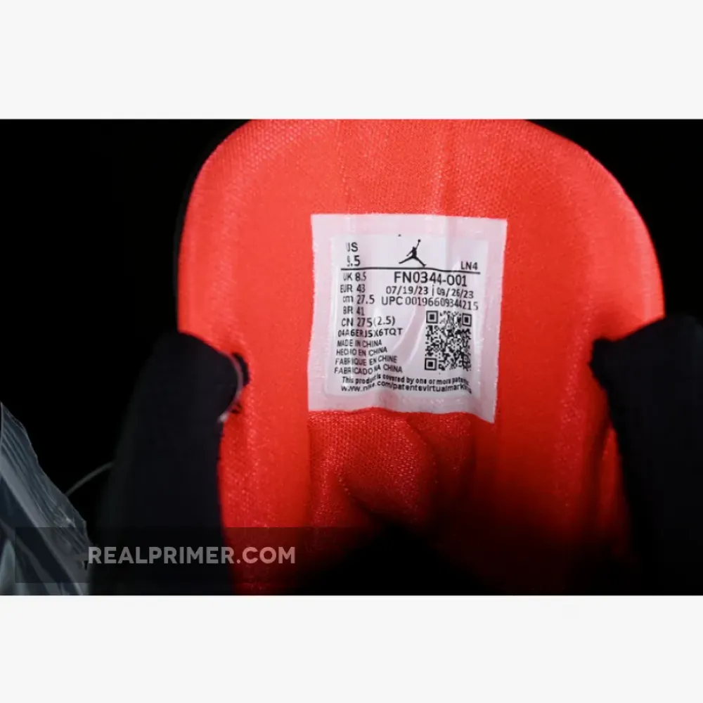 J BALVIN AIR JORDAN 3 RETRO RIO BLACK/ORANGE/PURPLE/GOLD FN0344-001