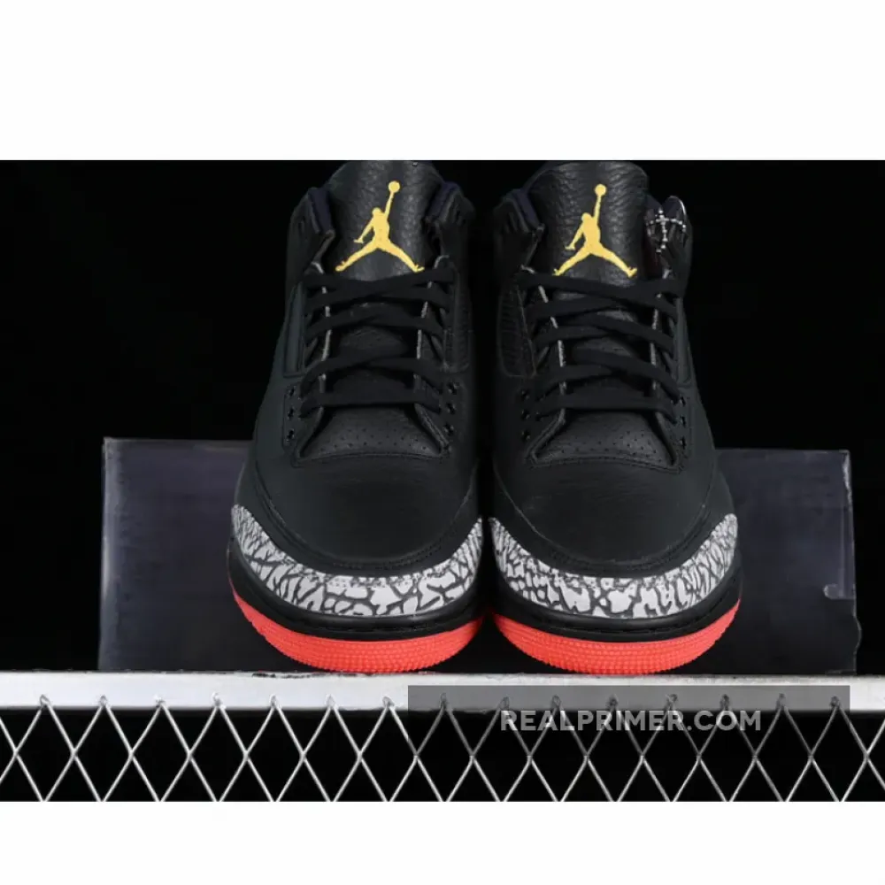 J BALVIN AIR JORDAN 3 RETRO RIO BLACK/ORANGE/PURPLE/GOLD FN0344-001