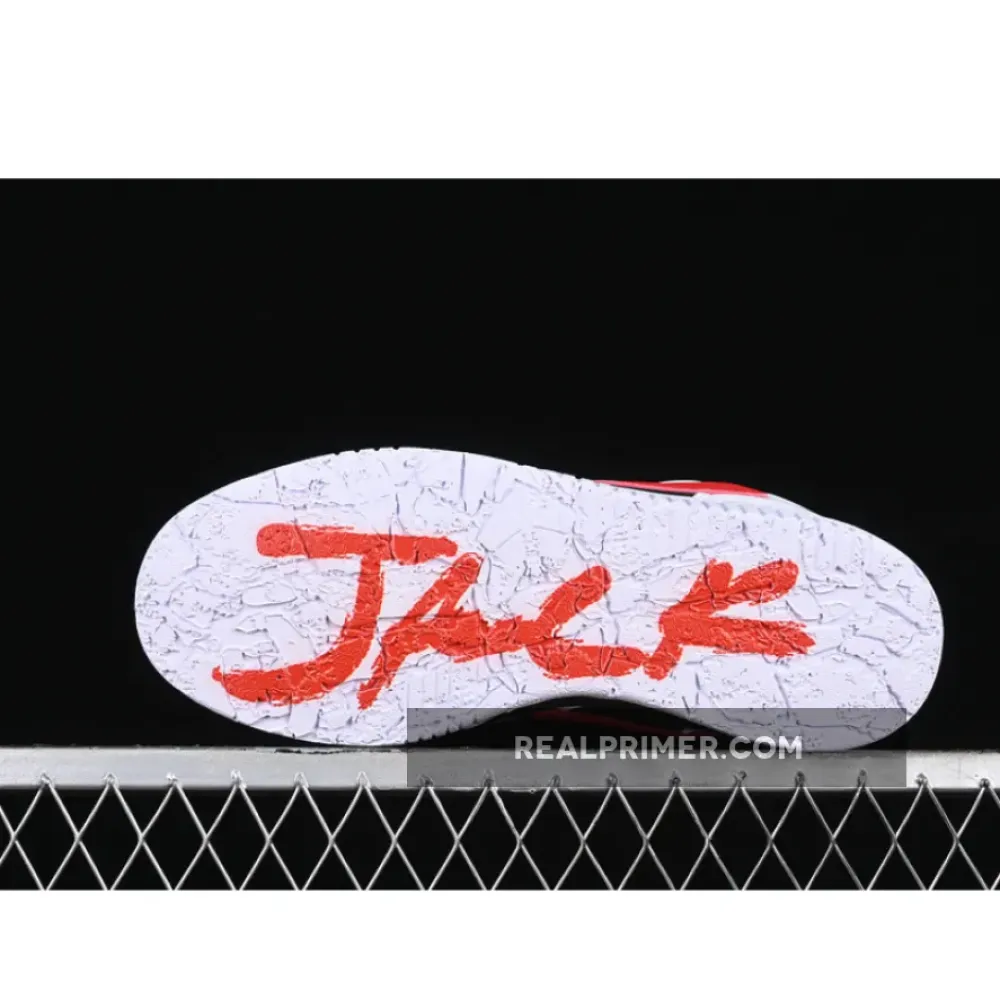 TRAVIS SCOTT JORDAN CUT THE CHECK WHITE/BLACK/RED FZ8117-407