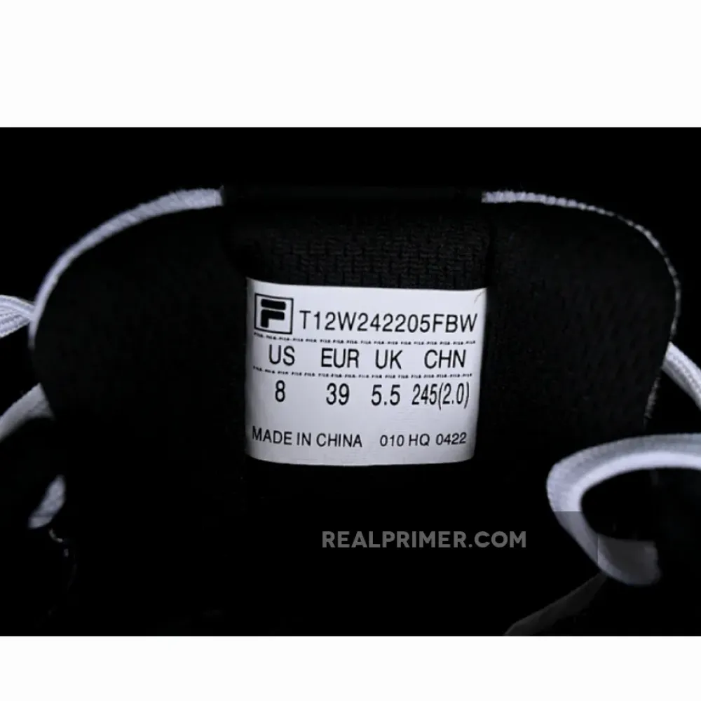 FILA FUSION WHITE/BLACK