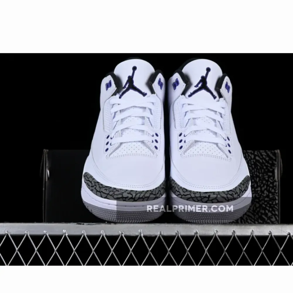 AIR JORDAN 3 PINE GREEN WHITE/BLACK/GREY/PURPLE CT8532-105