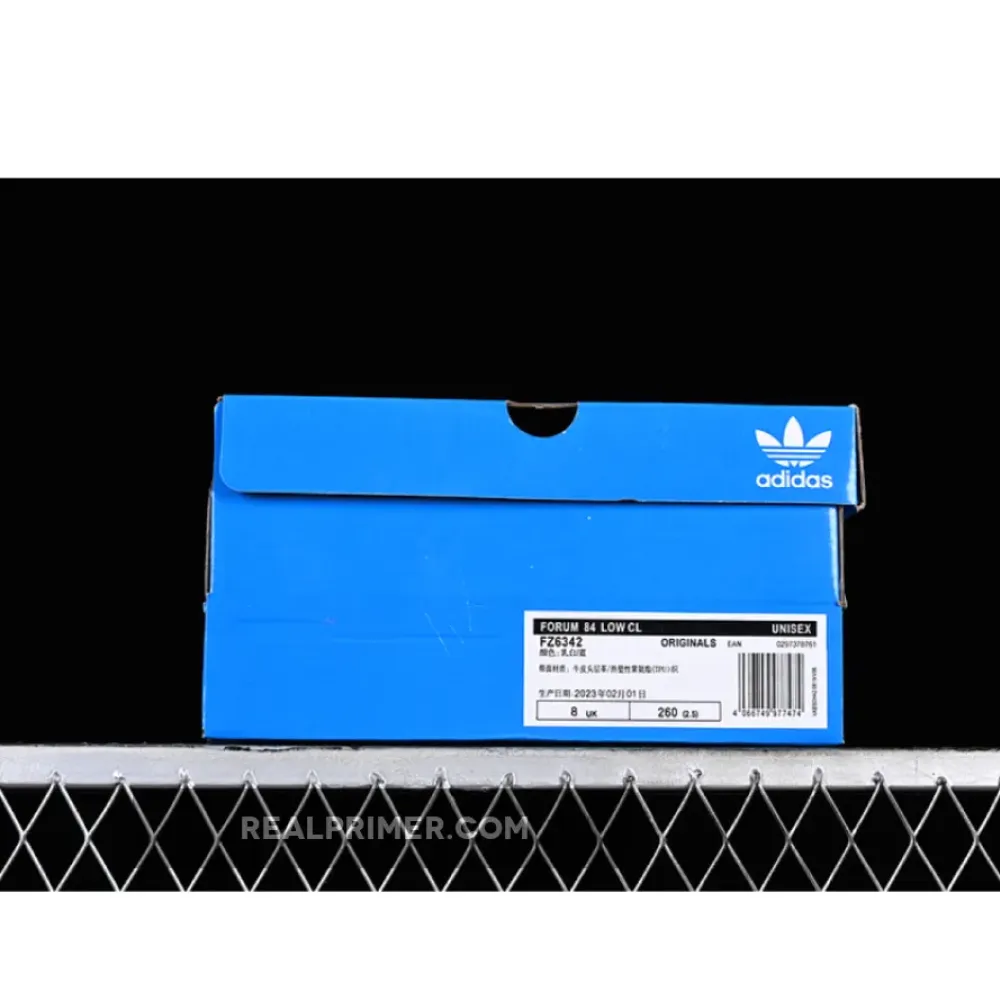 FORUM 84 LOW WHITE/GREY/BLUE FZ6342