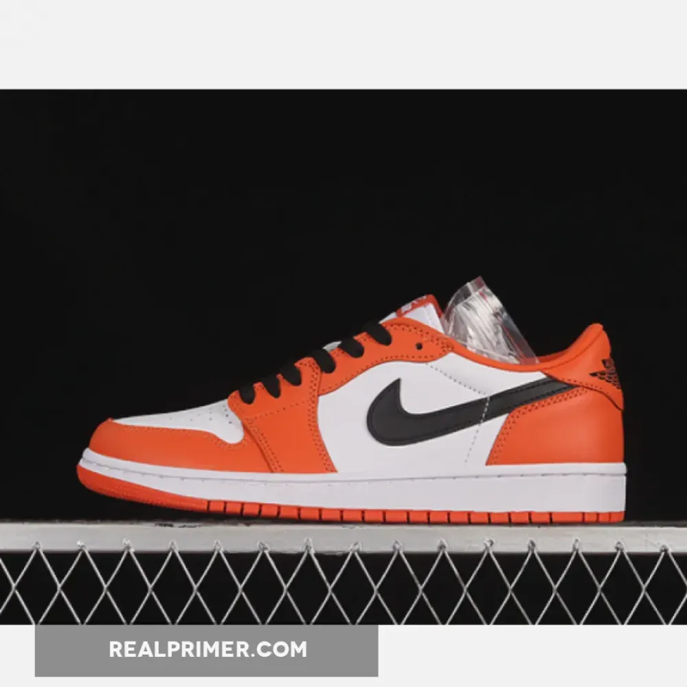 AIR JORDAN 1 LOW OG WHITE/BLACK/ORANGE CZ0775-801