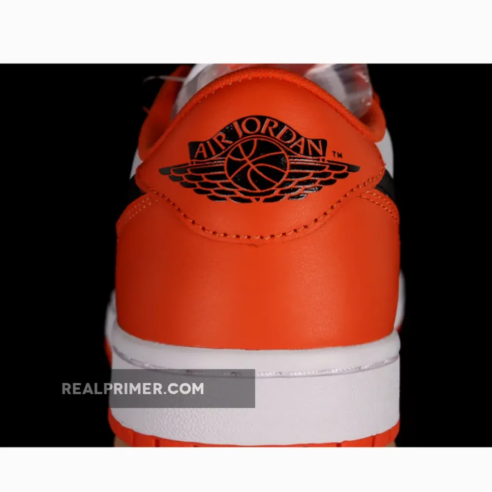 AIR JORDAN 1 LOW OG WHITE/BLACK/ORANGE CZ0775-801