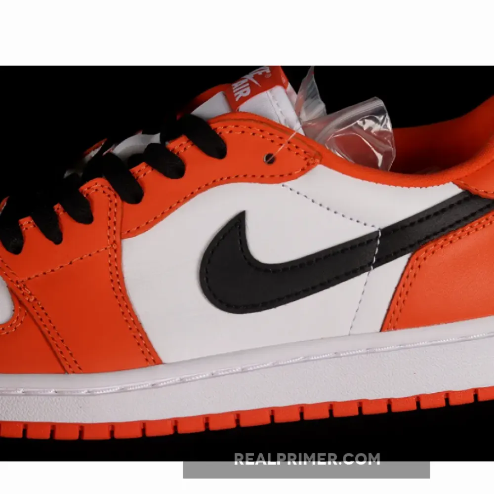 AIR JORDAN 1 LOW OG WHITE/BLACK/ORANGE CZ0775-801