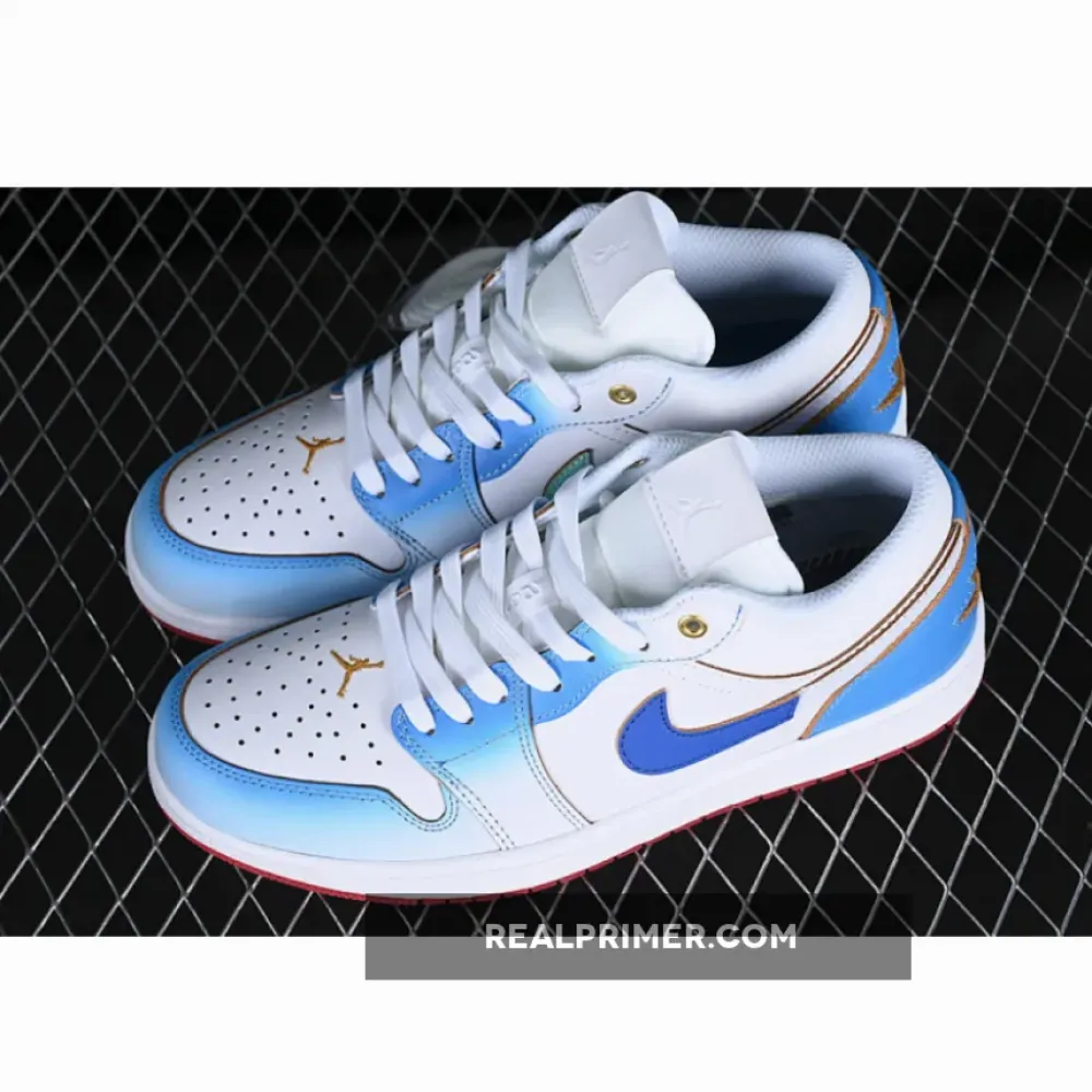 AIR JORDAN 1 LOW WHITE/BLUE/GOLD FN8899-141