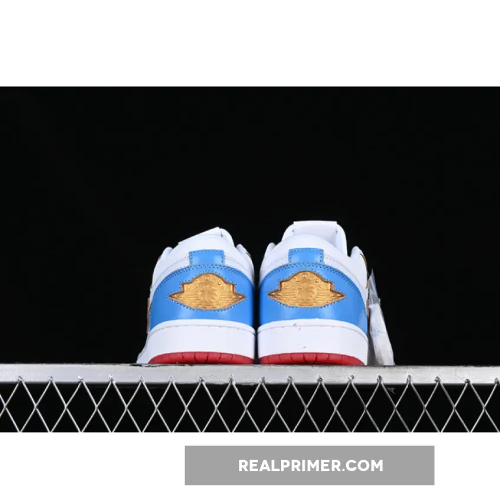 AIR JORDAN 1 LOW WHITE/BLUE/GOLD FN8899-141