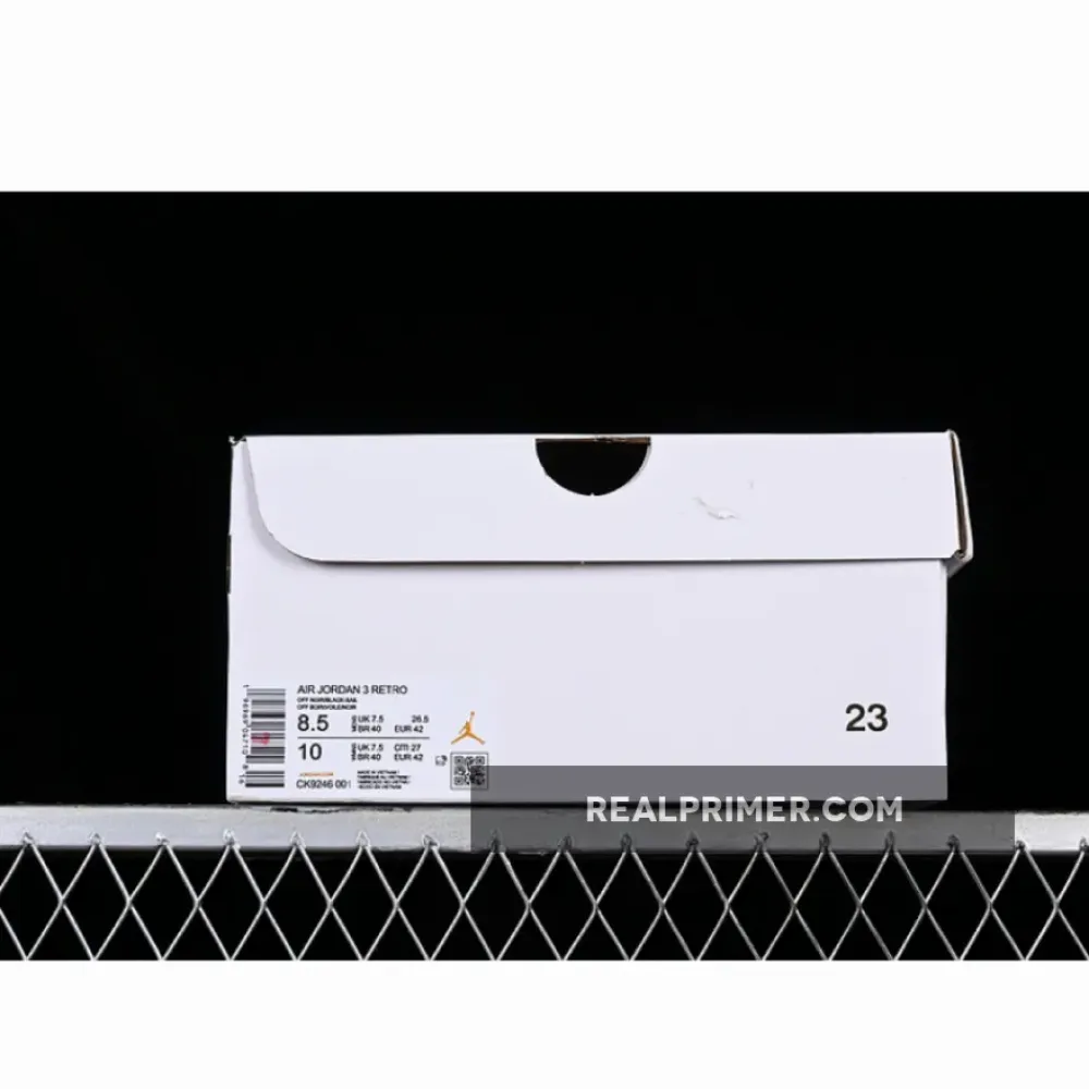 AIR JORDAN 3 RETRO OFF NOIR BLACK/GREY/WHITE CK9246-001