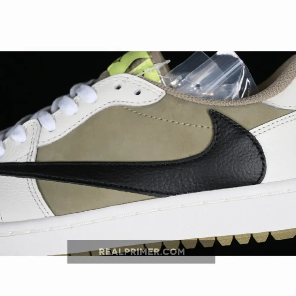 TRAVIS SCOTT AIR JORDAN 1 LOW G NRC WHITE/BLACK/GREEN FZ3124-200