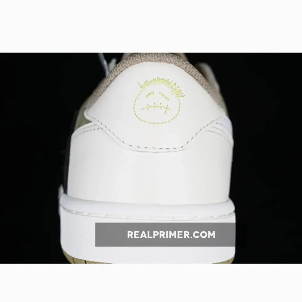 TRAVIS SCOTT AIR JORDAN 1 LOW G NRC WHITE/BLACK/GREEN FZ3124-200