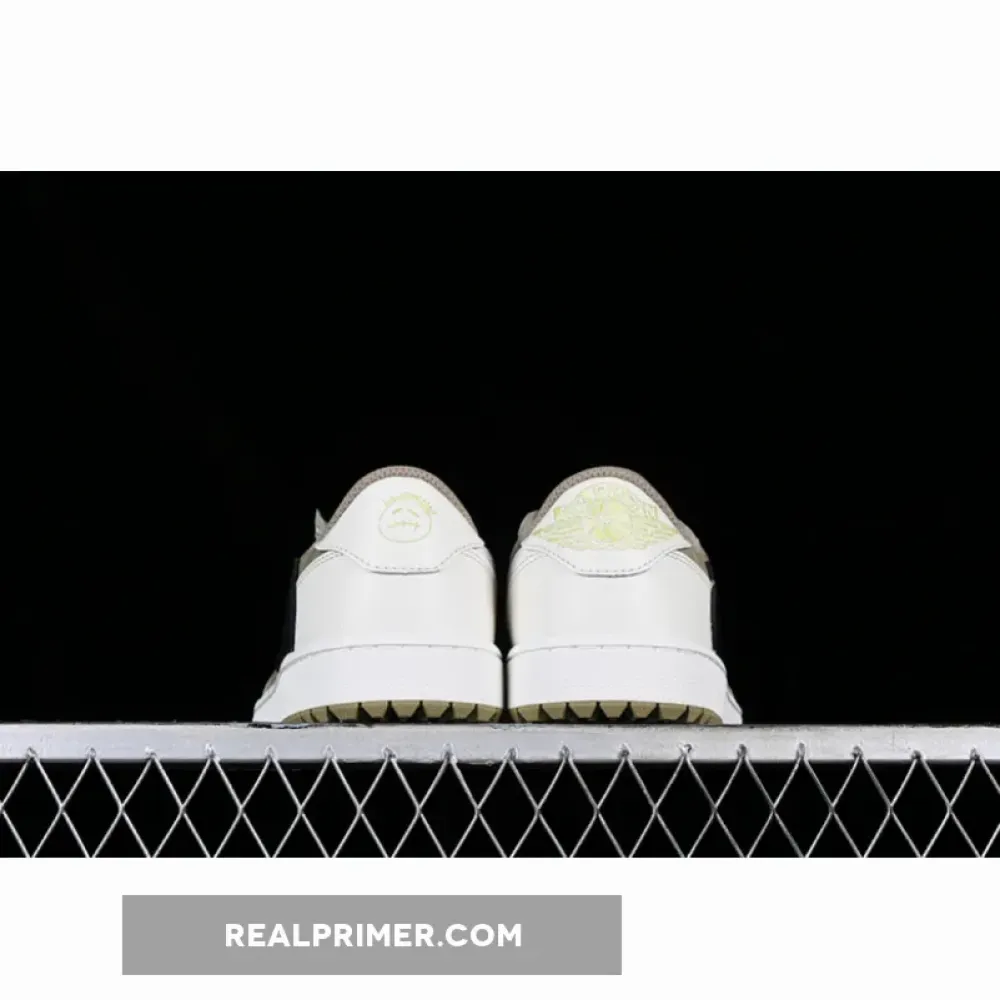 TRAVIS SCOTT AIR JORDAN 1 LOW G NRC WHITE/BLACK/GREEN FZ3124-200