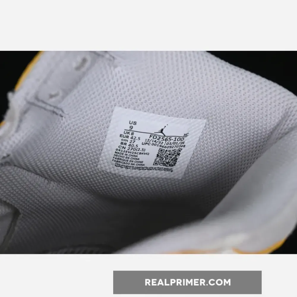 UNION AIR JORDAN 1 HIGH OG WOVEN WHITE/GREY/YELLOW FD2565-100