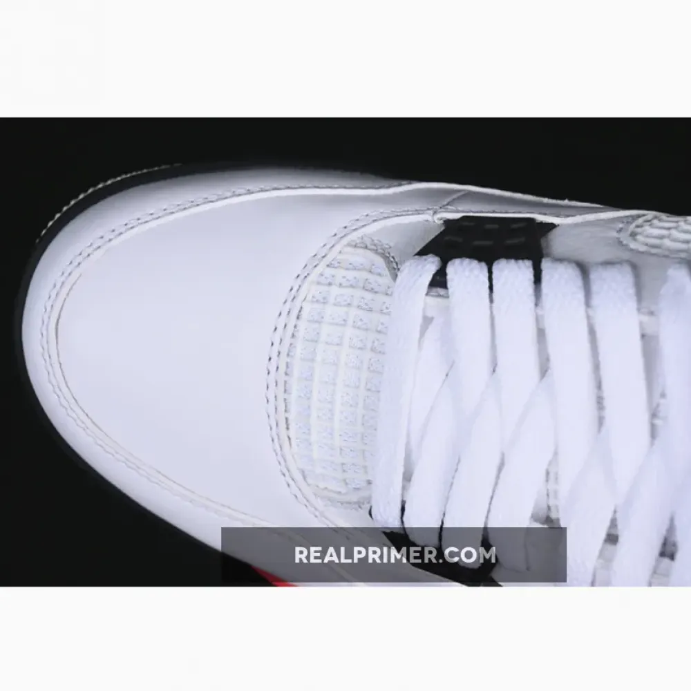 AIR JORDAN 4 RETRO WHITE/FIRE RED/BLACK/NEUTRAL GREY DH6927-161