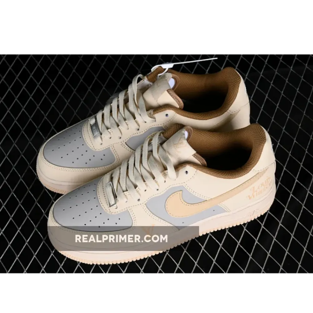 AIR FORCE 1 07 LOW GREY/BROWN/BEIGE BS9055-302