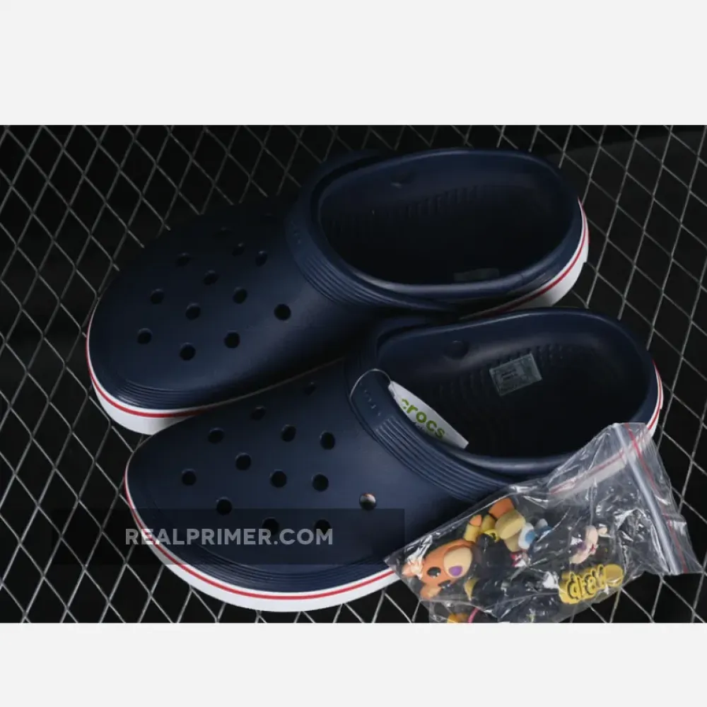 CTOCS FLAT HOLE SANDALS BLUE/WHITE 7ZOEX8