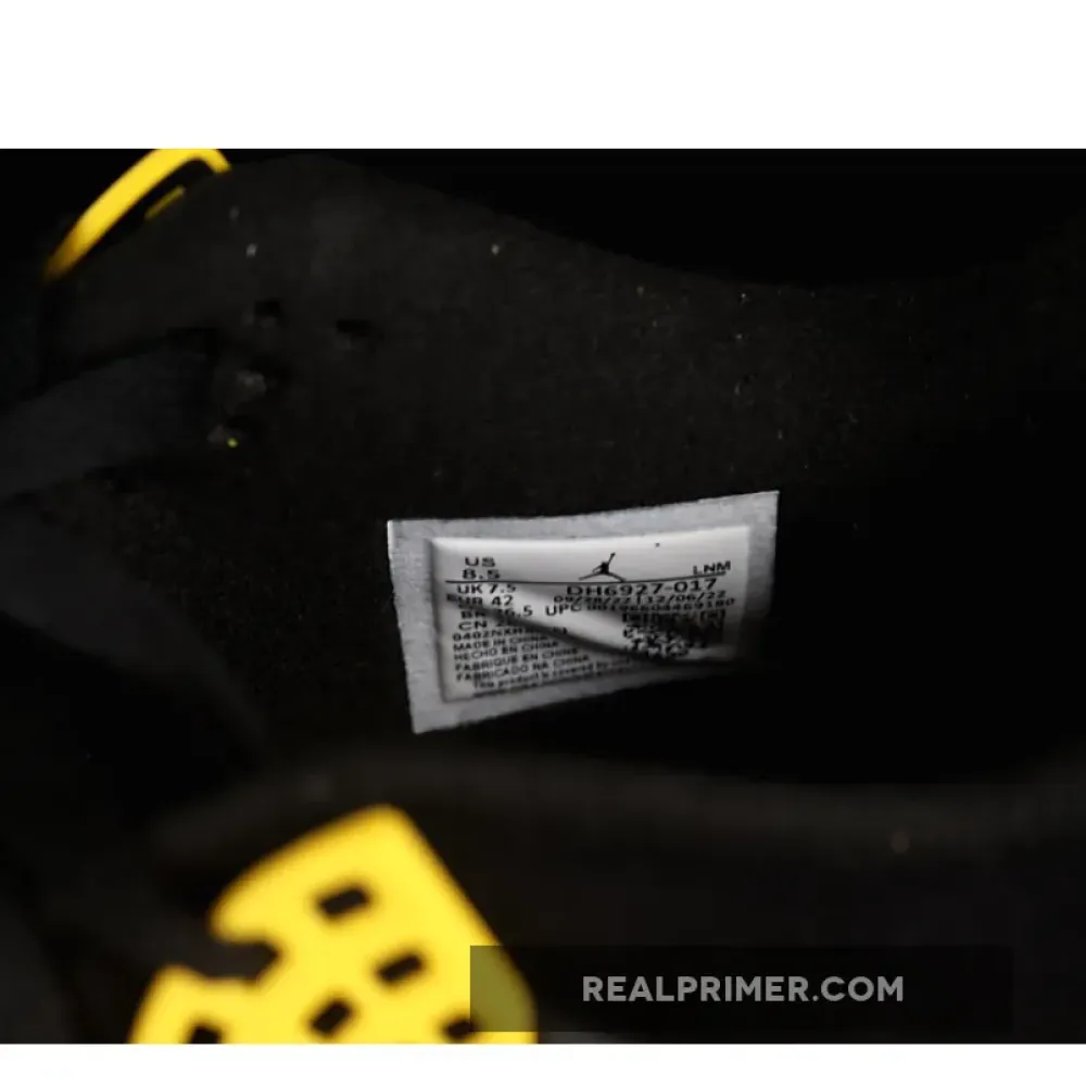 AIR JORDAN 4 RETRO BLACK/TOUR YELLOW DH6927-017