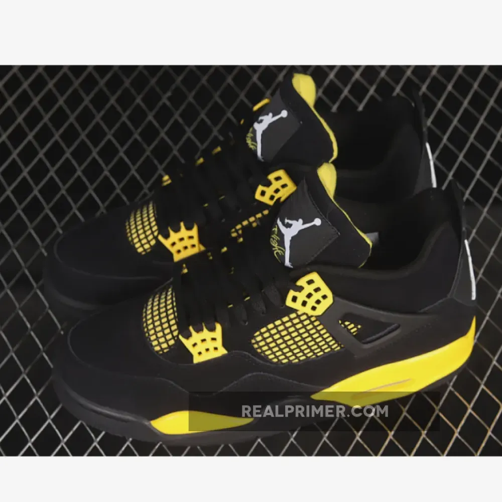 AIR JORDAN 4 RETRO BLACK/TOUR YELLOW DH6927-017