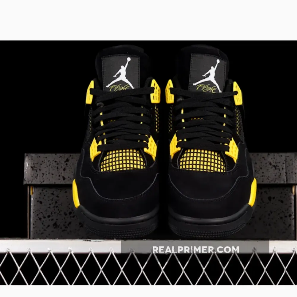 AIR JORDAN 4 RETRO BLACK/TOUR YELLOW DH6927-017