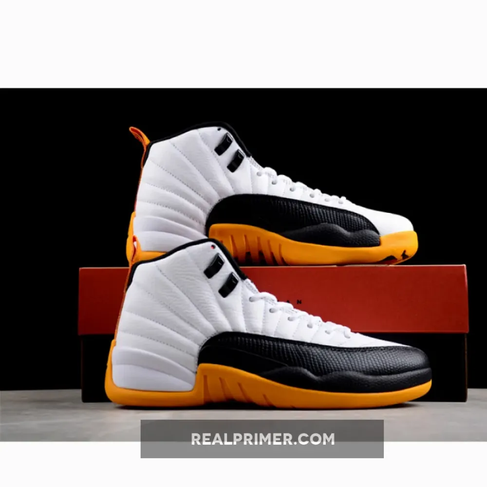 AIR JORDAN 12 RETRO 25 YEARS IN CHINA WHITE/BLACK/TAXI/VARSITY RED DR8887-100