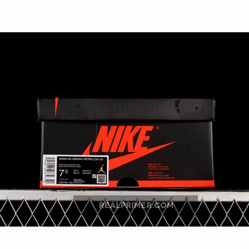 AIR JORDAN 1 LOW OG SHATTERED BACKBOARD AJ1 RED/BLACK CZ0790-100