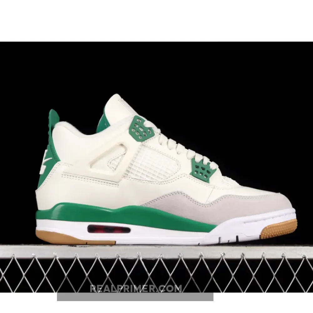 SB AIR JORDAN 4 RETRO SP SAIL/PINE GREEN/NEUTRAL GREY/WHITE DR5415-103