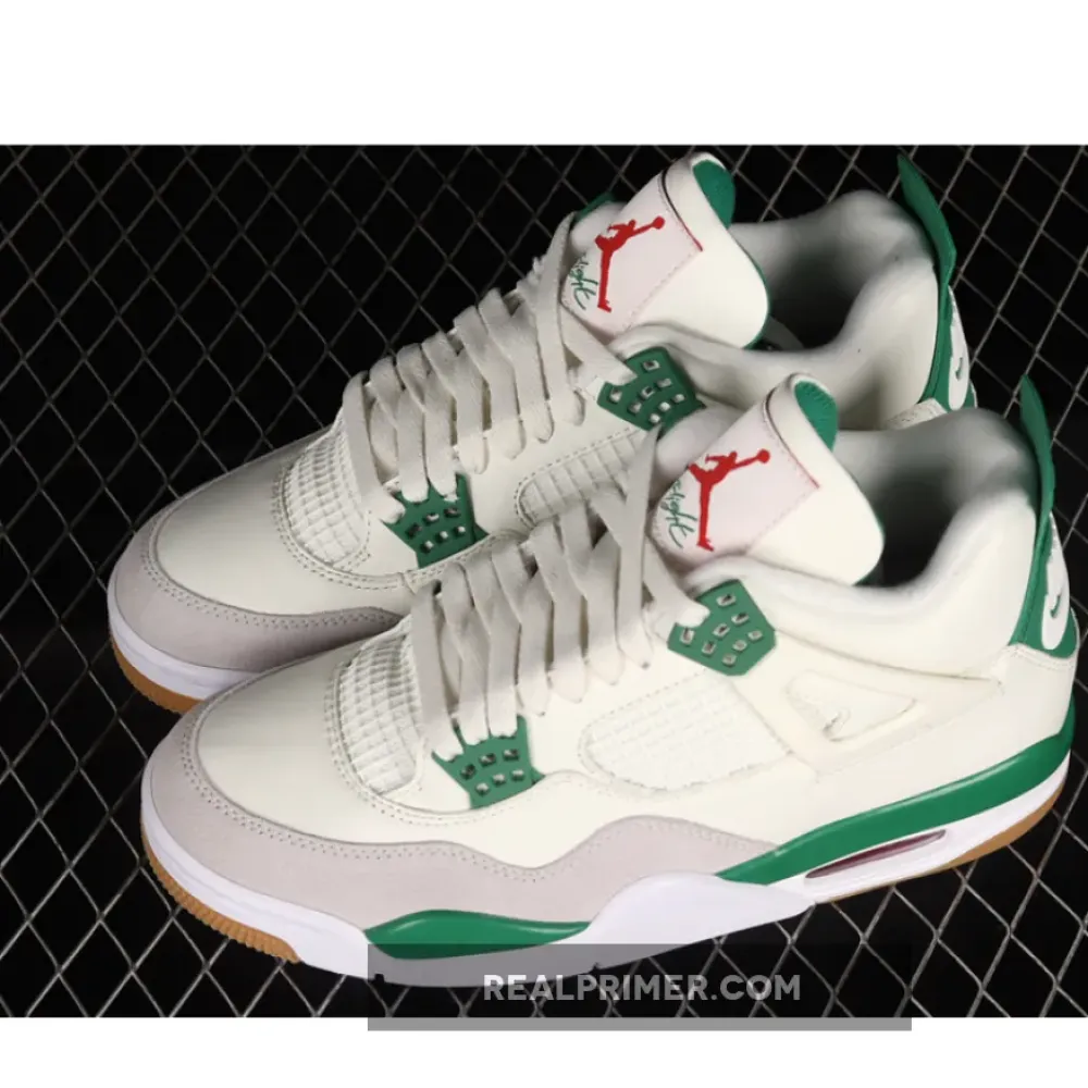 SB AIR JORDAN 4 RETRO SP SAIL/PINE GREEN/NEUTRAL GREY/WHITE DR5415-103