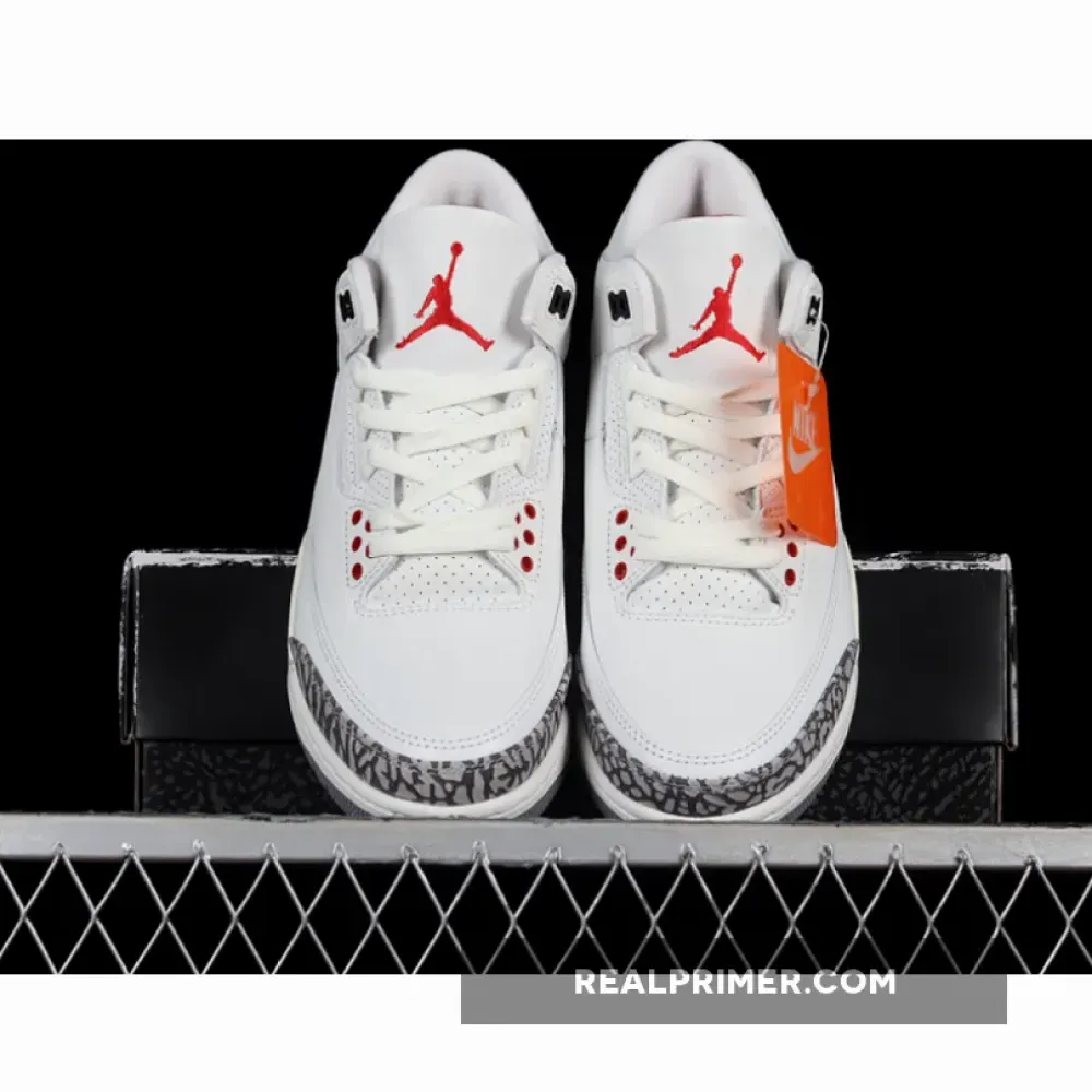AIR JORDAN 3 RETRO SUMMIT WHITE/FIRE RED/BLACK/CEMENT GREY DN3707-100