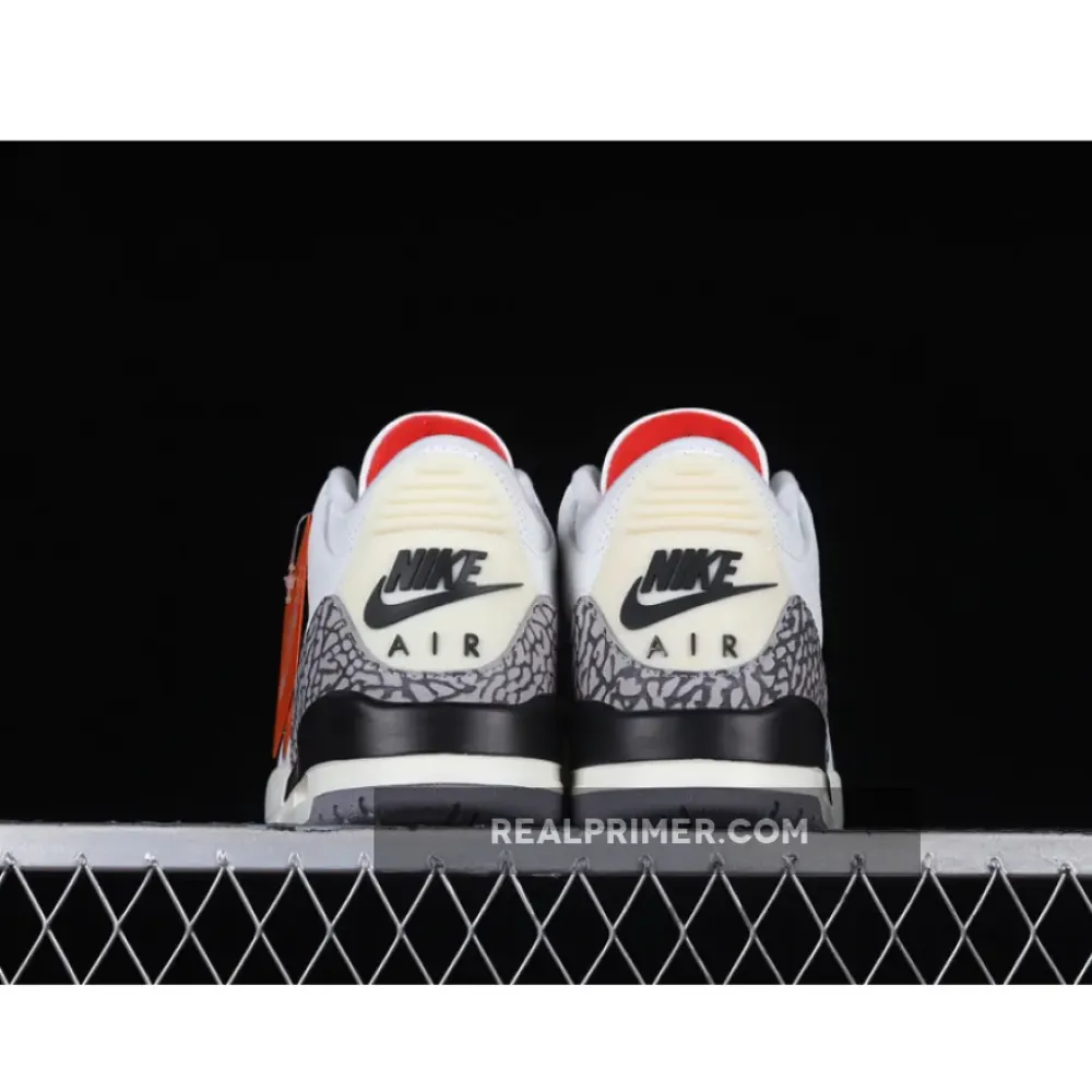 AIR JORDAN 3 RETRO SUMMIT WHITE/FIRE RED/BLACK/CEMENT GREY DN3707-100