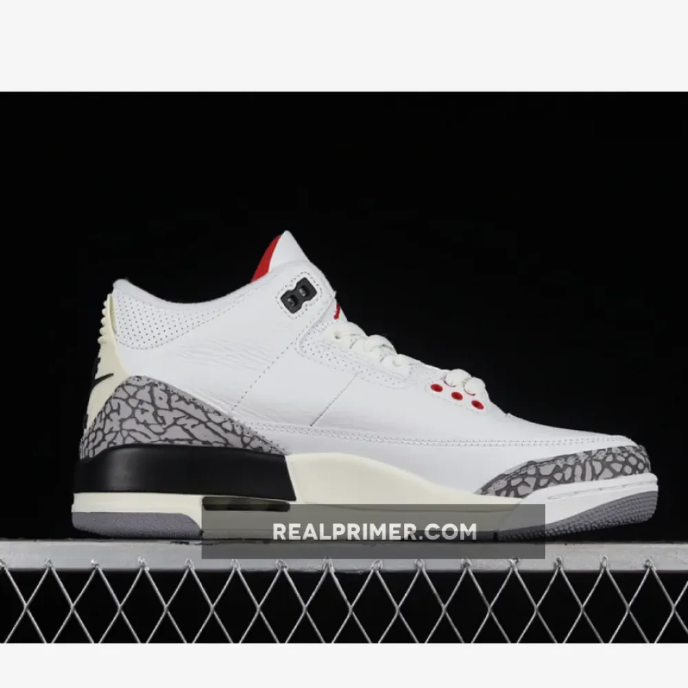 AIR JORDAN 3 RETRO SUMMIT WHITE/FIRE RED/BLACK/CEMENT GREY DN3707-100