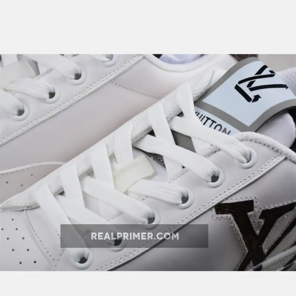 L*V TRAINER SNEAKERS WHITE/WHITE/BLACK N49C58